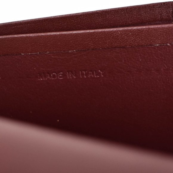 CARTIER: Burgundy Leather Double C Logo Wallet nz - Picture 7 of 8
